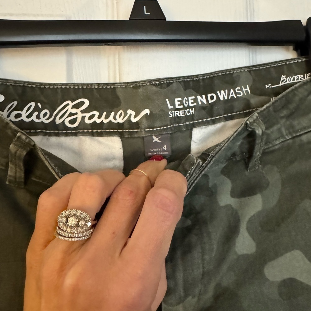 Eddie Bauer Camouflage Straight Leg Jeans - Picture 2 of 5